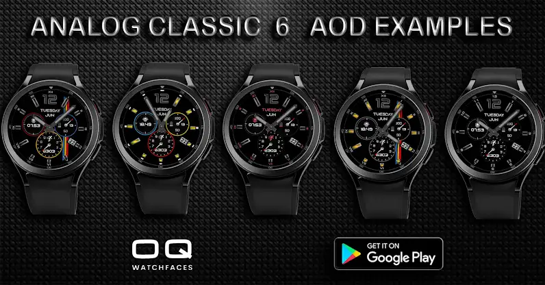 Analog Classic 6 Wear OS 4+ screenshot 3