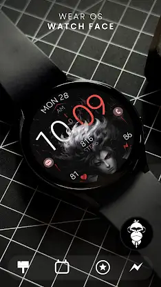 Anime v2 animated watch face screenshot 1