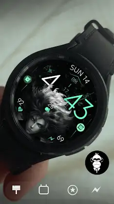 Anime v2 animated watch face screenshot 2