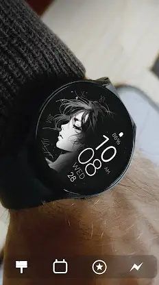Anime v3 elegant watch face screenshot 2