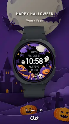 Happy Halloween Watch Face screenshot 4