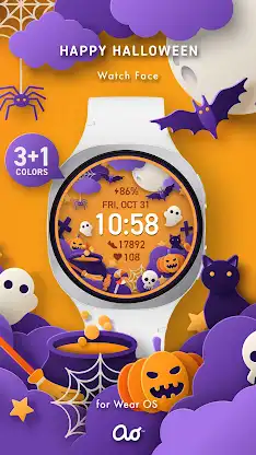 Happy Halloween Watch Face screenshot 1