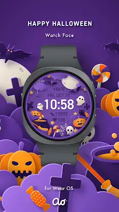 Happy Halloween Watch Face screenshot 2