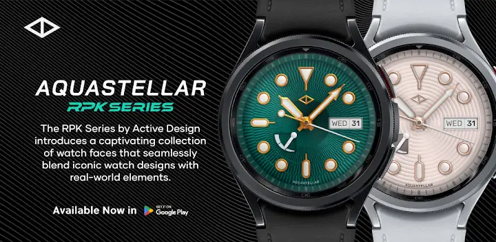 Aquastellar: Diver Watch Face — Android app banner