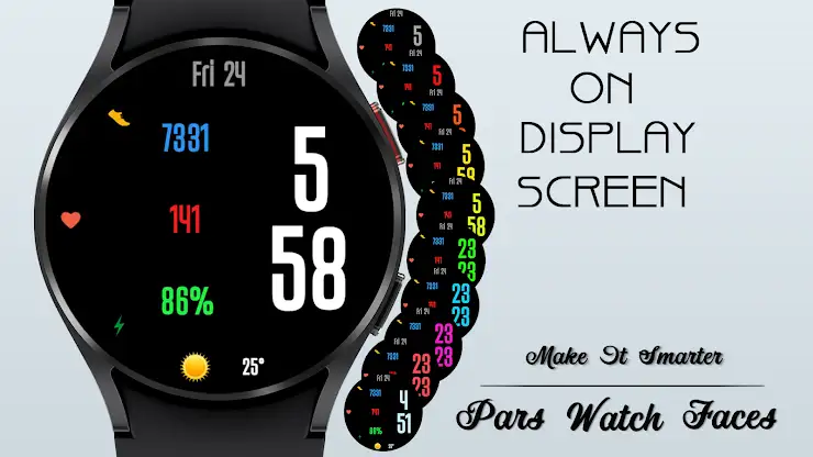 Aria Digital Watch Face screenshot 8