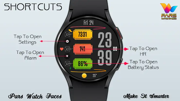 Aria Digital Watch Face screenshot 6