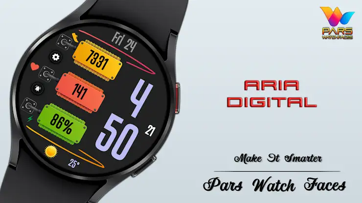 Aria Digital Watch Face screenshot 7