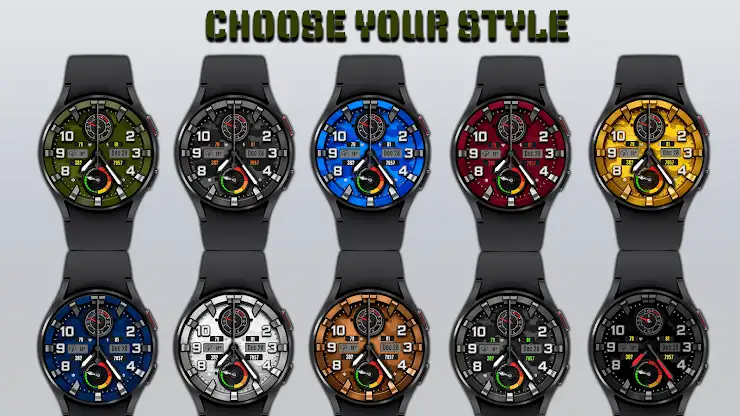 Army Core Analog Watch Face screenshot 1