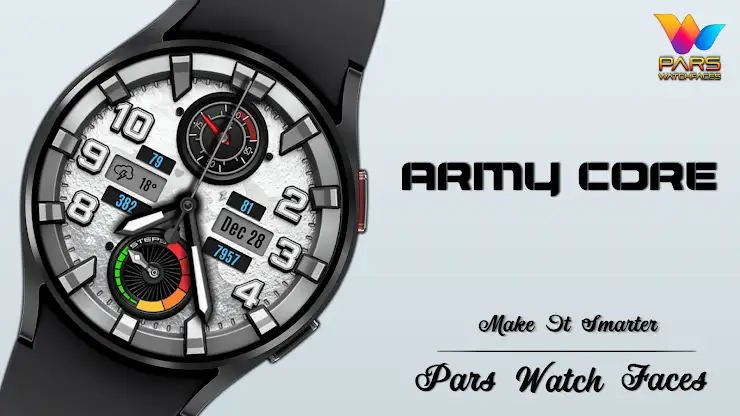 Army Core Analog Watch Face screenshot 7