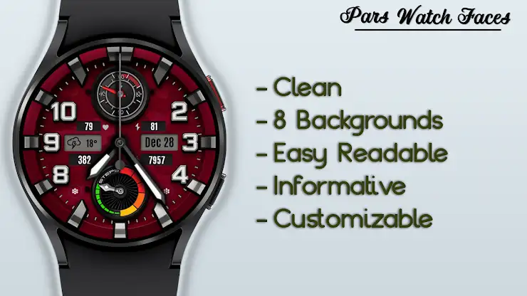 Army Core Analog Watch Face screenshot 5