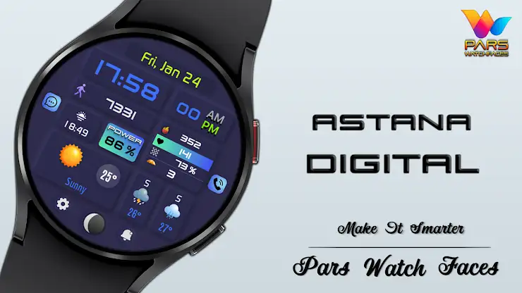 Astana Digital Watch Face screenshot 7
