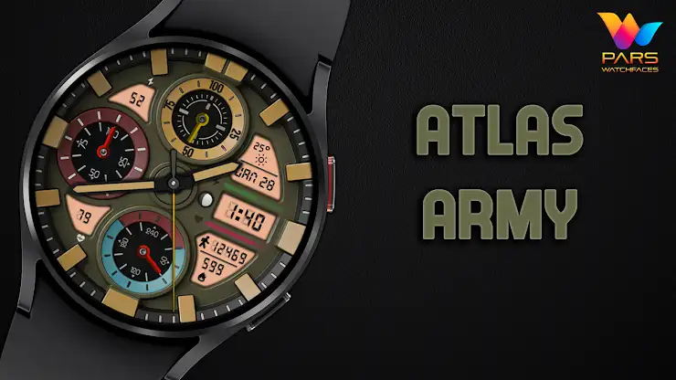 Atlas Army Hybrid Watch Face screenshot 7