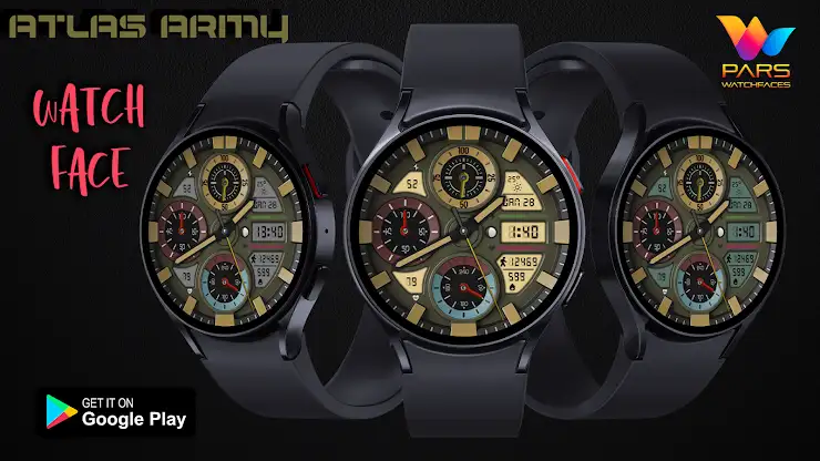 Atlas Army Hybrid Watch Face screenshot 2