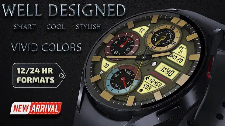 Atlas Army Hybrid Watch Face screenshot 3