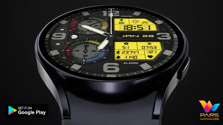 Atlas Edge Hybrid Watch Face screenshot 4