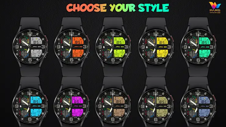 Atlas Edge Hybrid Watch Face screenshot 1
