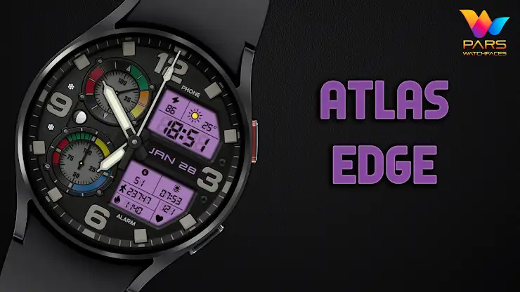 Atlas Edge Hybrid Watch Face screenshot 7