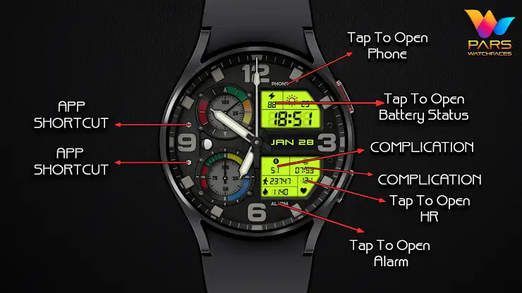 Atlas Edge Hybrid Watch Face screenshot 6