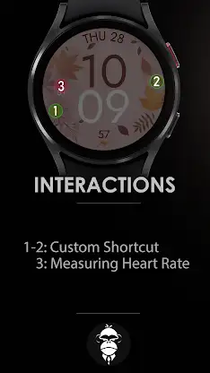 Fall Autumn digital watch face screenshot 6