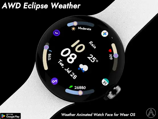 AWD Eclipse Weather Watchface screenshot 2