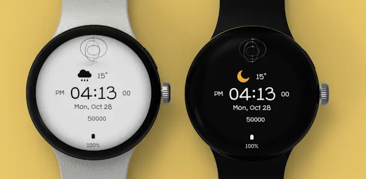 AWD Gyro w watch face — Android app banner