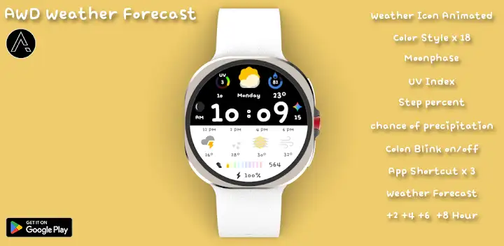 AWD Weather Forecast — Android app banner