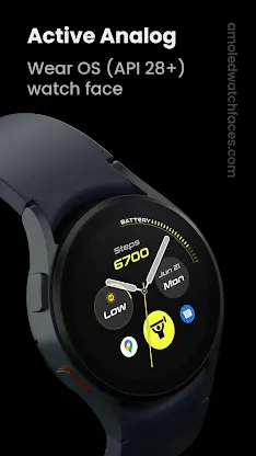 Active Analog Watch Face screenshot 1