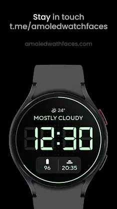 Digital 1 Watch face screenshot 4