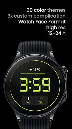 Digital 1 Watch face screenshot 3