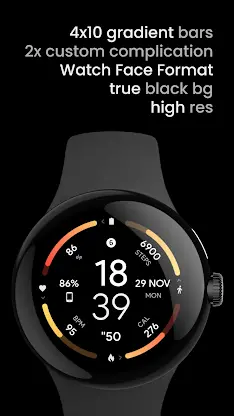 InfoGraph Watch Face screenshot 2
