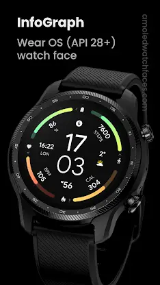 InfoGraph Watch Face screenshot 1