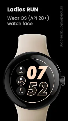 Ladies RUN: Watch face screenshot 1