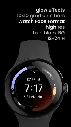 MNML Glow: Watch face screenshot 2