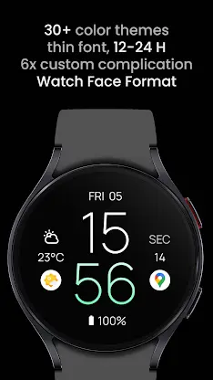 MNML Thin Watch face screenshot 2