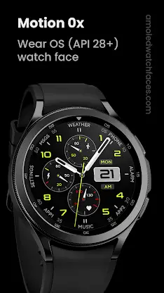 Motion 0x Watch Face screenshot 1