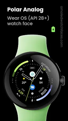 Polar Analog: Watch face screenshot 1