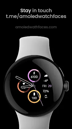 Sporty Analog Watch Face screenshot 3