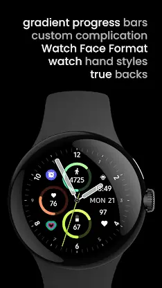 Sporty Analog Watch Face screenshot 2