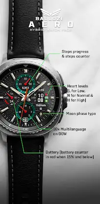 Ballozi AERO Hybrid Watch Face screenshot 2