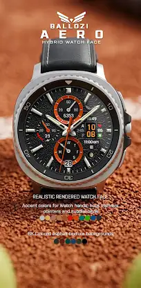Ballozi AERO Hybrid Watch Face screenshot 1