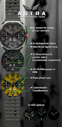 BLZ ASTRA - Analog Watch Face screenshot 2