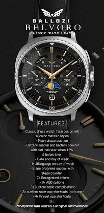 BLZ BELVORO Classic Watch Face screenshot 1