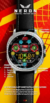 BLZ NERON - Digital Watch Face screenshot 3