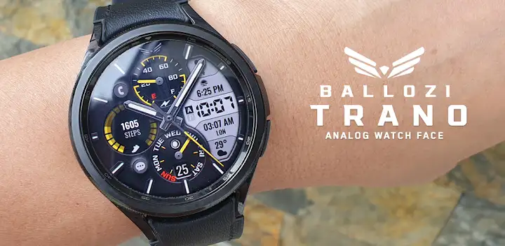 Ballozi TRANO Hybrid Analog — Android app banner