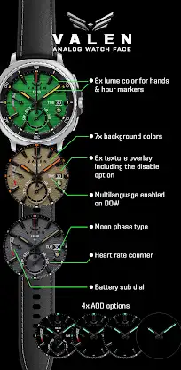 BLZ VALEN - Analog Watch Face screenshot 3