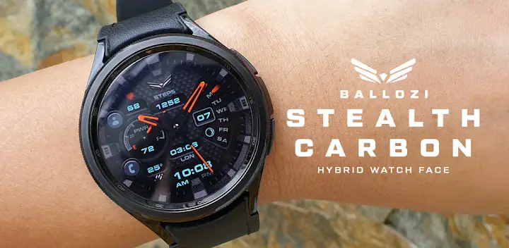 Ballozi STEALTH CARBON Hybrid — Android app banner