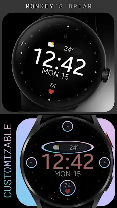 Battery v2 Digital watch face screenshot 3