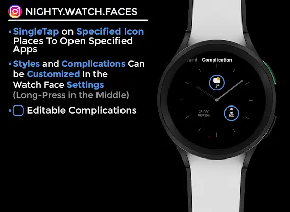 Betanight - watch face screenshot 6
