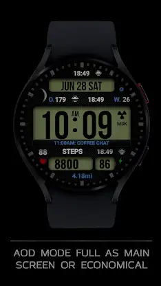 Dgt BigMod Informer Watch face screenshot 6