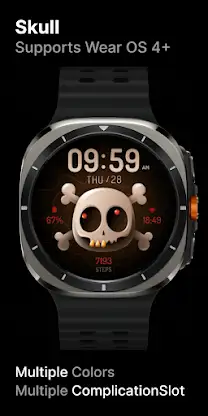Skull: Watch Face screenshot 1